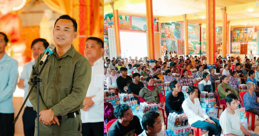 អភិបាលខេត្តកំពង់ធំ បន្តនាំយកស្បៀង និងស្រូវពូជ របស់រាជរដ្ឋាភិបាល ជូនប្រជាពលរដ្ឋដែលរងផលប៉ះពាល់ដោយសារគ្រោះទឹកជំនន់ ក្នុងភូមិសាស្ត្រស្រុកប្រាសាទបល្ល័ង្ក