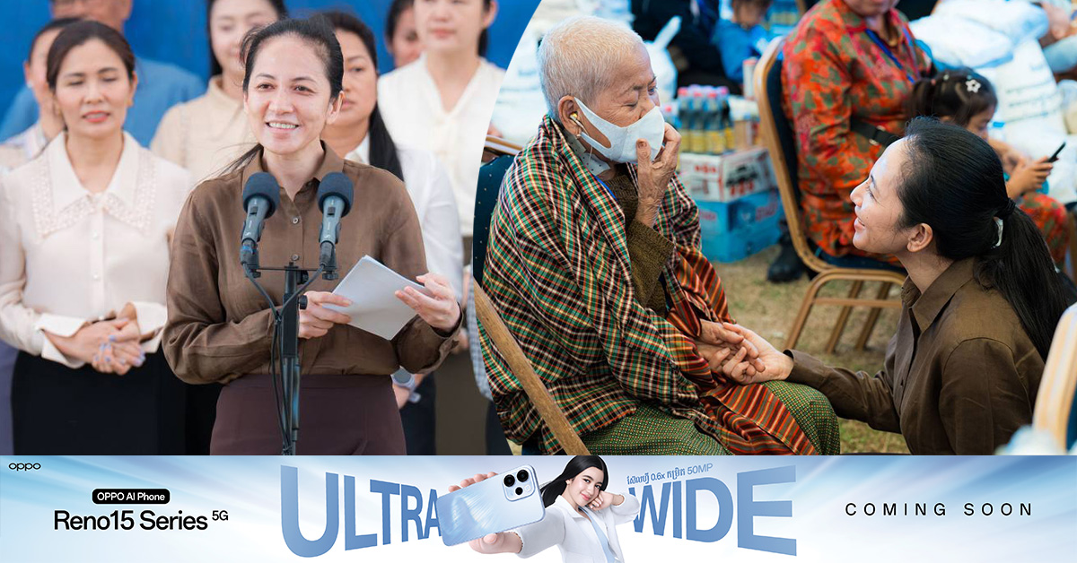 លោកជំទាវបណ្ឌិត ពេជ ចន្ទមុន្នី អញ្ជើញជួបសំណេះសំណាល សួរសុខទុក្ខ និងចែកអំណោយជូនគ្រួសារវីរកងទ័ពជួរមុខ នៅខេត្តកំពង់ចាម