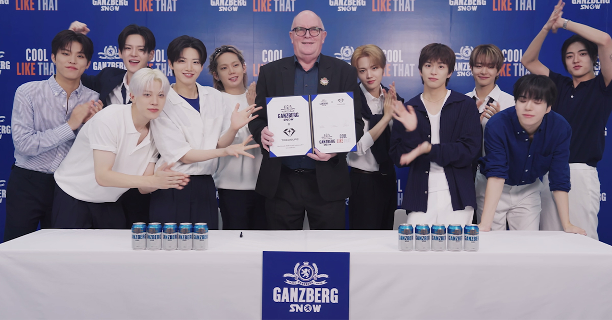 បើមិនកក្រើកមិនមែន GANZBERG ទេ! ក្រុមហ៊ុនគុណភាពលំដាប់ពិភពលោក GANZBERG ចាប់ដៃជាមួយផលិតកម្មយក្ស YG Entertainment នាំយកកំពូលតារា K-POP “TREASURE” ធ្វើជាទូតសុច្ឆន្ទៈផ្លូវការ!