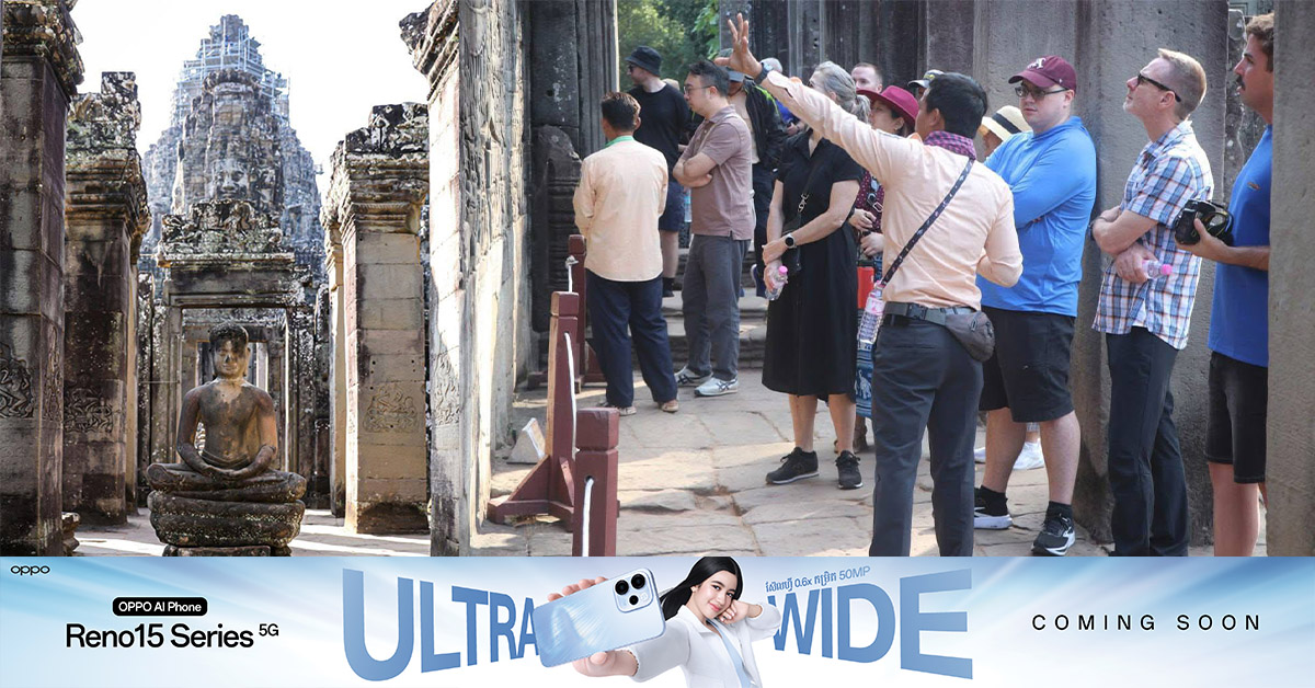 រឿងរ៉ាវនៅជញ្ជាំងប្រាសាទបាយ័នធ្វើឱ្យទេសចរផ្ចង់អារម្មណ៍ទៅនឹងអតីតកាលដ៏អស្ចារ្យរបស់អាណាចក្រខ្មែរ