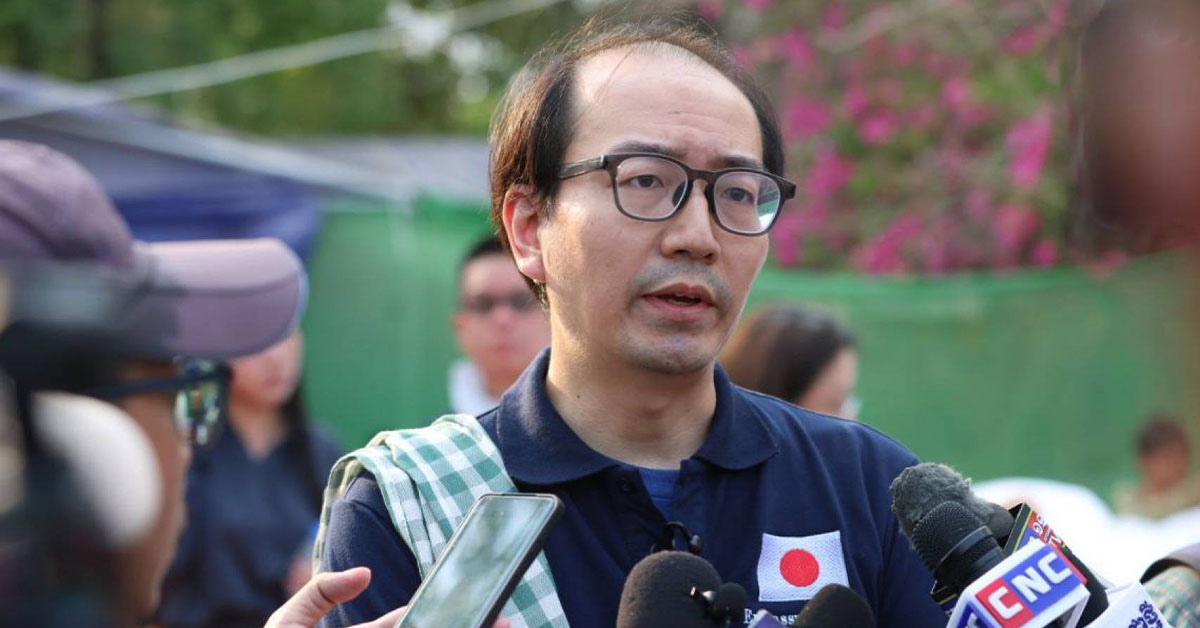 ទីប្រឹក្សាអមស្ថានទូតជប៉ុនប្រចាំកម្ពុជា កោតសរសើររាជរដ្ឋាភិបាលកម្ពុជា ចំពោះការយកចិត្តទុកដាក់ចំពោះជនភៀសសឹក