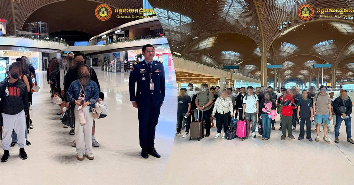 កម្ពុជាបន្តបណ្ដេញចេញជនបរទេសចំនួន ៣៧២នាក់ទៀត ពាក់ ព័ន្ធករណីលួចឆ្លងដែន ស្នាក់នៅគ្មានលិខិតឆ្លងដែន និងធ្វើការងារខុសច្បាប់