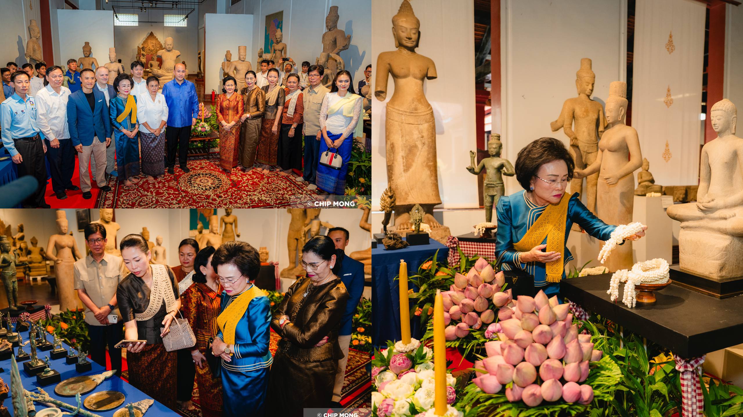 រក្សាឬសគល់នៃវប្បធម៌ខ្មែរ! ជីប ម៉ុង ចូលរួមជាមួយក្រសួងវប្បធម៌ និងវិចិត្រសិល្បៈ ទទួលស្វាគមន៍វត្ថុបុរាណខ្មែរចំនួន ៧៤ រូប ពីអង់គ្លេសមកកាន់មាតុភូមិវិញ