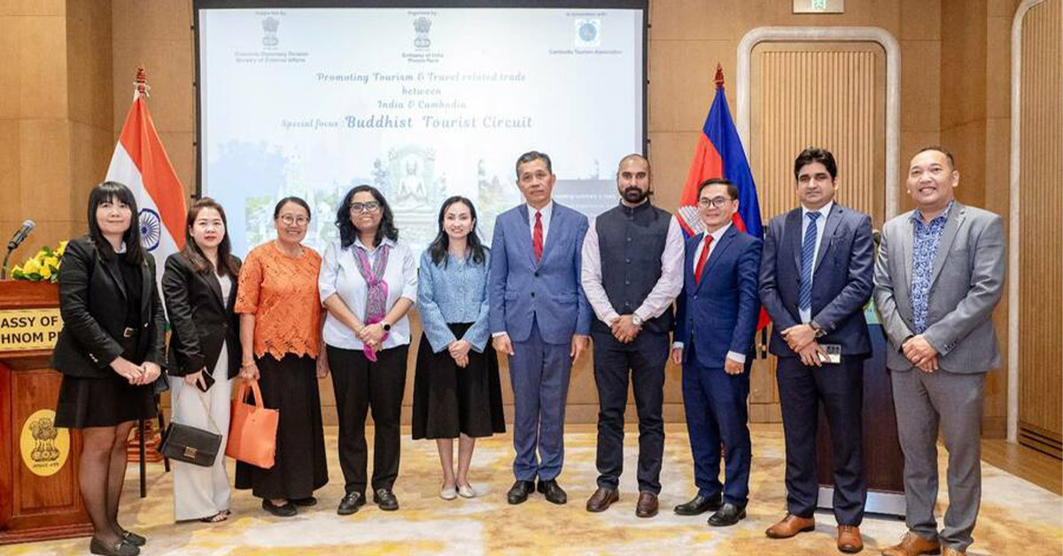 កម្ពុជា និង ឥណ្ឌា ជំរុញវិស័យទេសចរណ៍ និងពាណិជ្ជកម្ម ពាក់ព័ន្ធនឹងការធ្វើដំណើរ