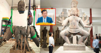 សម្តេចធិបតី ហ៊ុន ម៉ាណែត អបអរសាទរ ការបញ្ចប់ការជួសជុលដោយជោគជ័យនៃប្រតិមាព្រះឥសូររាំដ៏ធំមួយនៅក្នុងតំបន់អាស៊ីអាគ្នេយ៍