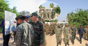ក្រុមអង្គេតការណ៍ AOT ចុះសង្កេតការណ៍ ផ្ទៀងផ្ទាត់ និងរាយការណ៍អំពីស្ថានភាពព្រំដែននៅតំបន់ភូមិព្រៃចាន់ ខេត្តបន្ទាយមានជ័យ