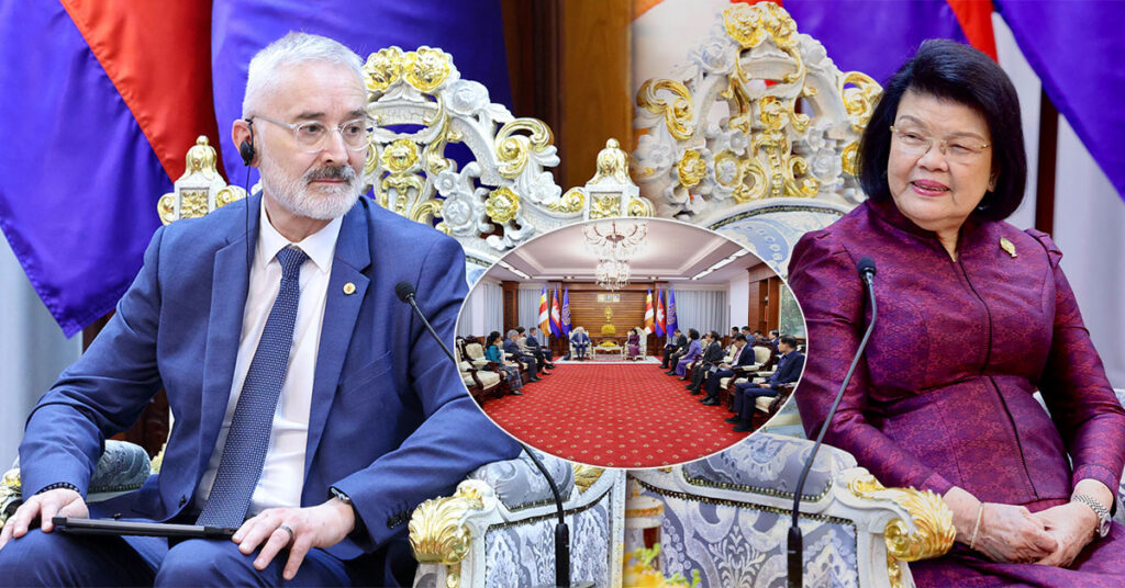 សម្តេចប្រធានរដ្ឋសភាស្នើរដ្ឋសភាហុងគ្រី បន្តពង្រឹងកិច្ចសហប្រតិបត្តិការរដ្ឋសភាប្រទេសទាំងពីរ និងជួយជំរុញវិស័យពាណិជ្ជកម្ម ទេសចរណ៍ អប់រំ បច្ចេកវិទ្យានិងកសិកម្ម បន្ថែមទៀត