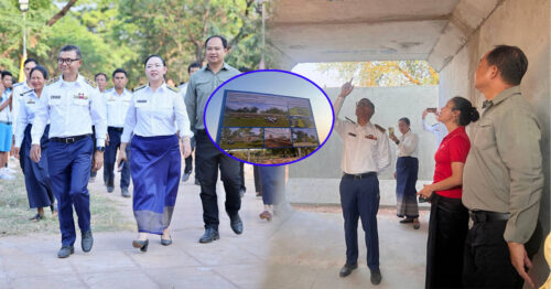 រដ្ឋមន្រ្តីក្រសួងអប់រំ ចុះពិនិត្យការដ្ឋានសាងសង់អគារសិក្សា និងលេណដ្ឋាននៅអនុវិទ្យាល័យជាំក្សាន្ត ខេត្តព្រះវិហារ