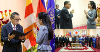 ព្រះករុណា ព្រះមហាក្សត្រ និងសម្ដេចព្រះមហាក្សត្រី សព្វព្រះរាជហឫទ័យប្រោសព្រះរាជទានព្រះរាជទ្រព្យចំនួន ១០០.០០០ ដុល្លារ ជូនកាកបាទក្រហមកម្ពុជា ក្នុងឱកាសខួបទី១៦៣ ទិវាពិភពលោកកាកបាទក្រហម និងអឌ្ឍចន្ទក្រហម