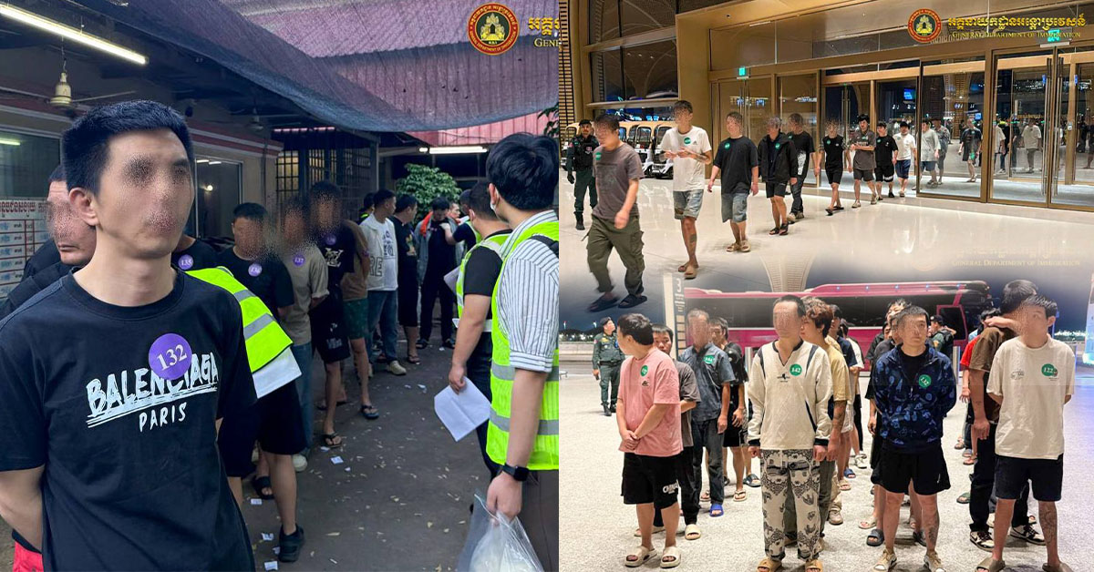 រយៈពេល ៣ថ្ងៃចុងក្រោយនៃខែកុម្ភៈ អគ្គនាយកអន្តោប្រវេសន៍ បានបណ្ដេញជនជាតិបរទេសចំនួនជាង ១០០០នាក់ ចេញពីកម្ពុជា