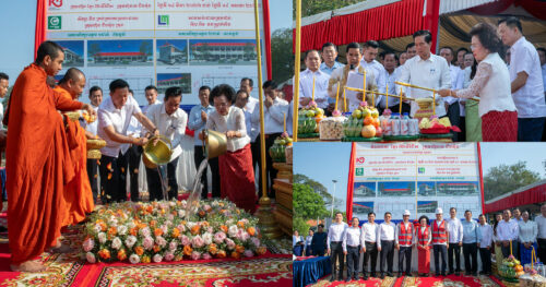 កសាងគ្រឹះរឹងមាំដល់ពន្លកកូនខ្មែរ! ខ្មែរ ប៊ែវើរីជីស ឧបត្ថម្ភសាងសង់អគារសិក្សា ១ ខ្នង ៣ ជាន់ និងរបងសាលាសរុបខ្ទង់ ៤០ ម៉ឺនដុល្លារ នៅសង្កាត់ព្រៃស