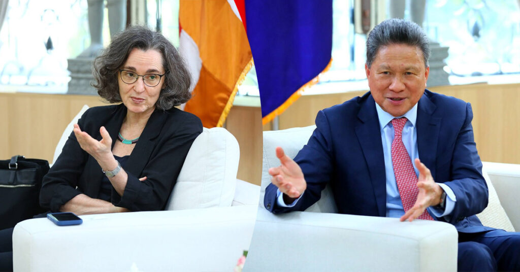 ថ្នាក់ដឹកនាំក្រុមប្រឹក្សាអភិវឌ្ឍន៍កម្ពុជា ប្រាប់ទូតប្រេស៊ីល ថា កម្ពុជាជាប្រទេសទី១ ក្នុងពិភពលោក ដែលចុះកិច្ចព្រមព្រៀងពាណិជ្ជកម្មបដិការជាផ្លូវការជាមួយសហរដ្ឋអាម៉េរិក