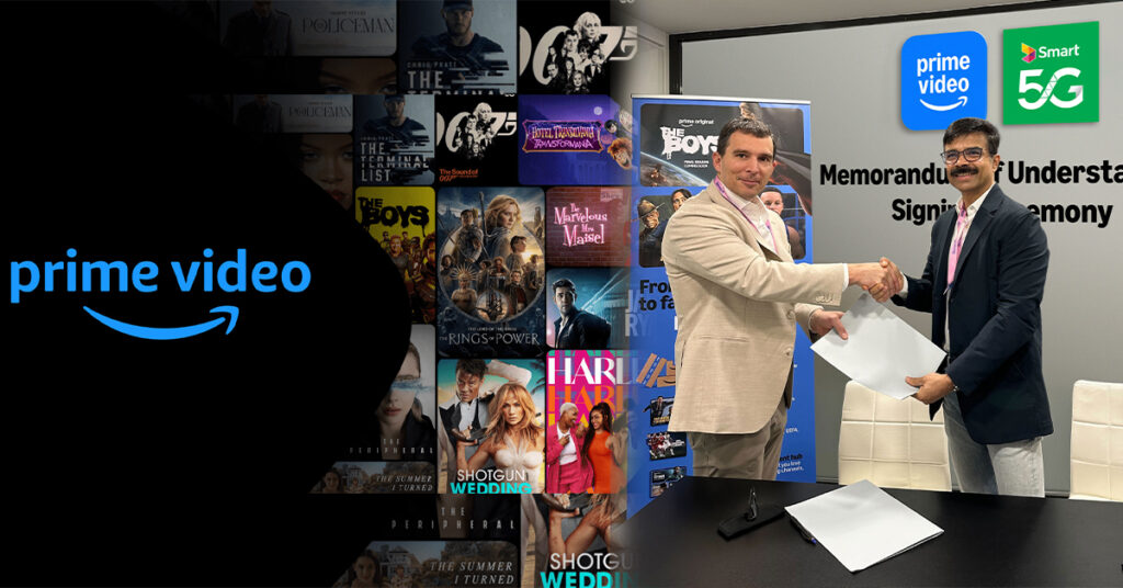Smart Axiata ចាប់ដៃជាមួយ Prime Video ដើម្បីឱ្យអ្នកប្រើប្រាស់អាចរីករាយជាមួយនឹងមាតិកាថ្មីៗ តាមរយៈសមត្ថភាពពិតប្រាកដនៃបច្ចេកវិទ្យា 5G