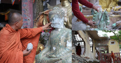 វត្តកែវសិក្ខាគិរីស្វារៈ រងការខូចខាតយ៉ាងធ្ងន់ធ្ងរ ដែលបន្សល់ទុកពីសង្គ្រាមឈ្លានពានរបស់ថៃ