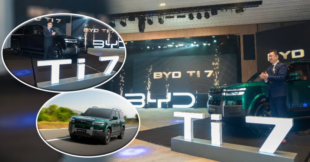 ការបង្ហាញខ្លួនដ៏អស្ចារ្យ! BYD Ti7 ជ្រើសរើសកម្ពុជាសម្រាប់ការសម្ពោធដំបូងគេនៅអាស៊ីប៉ាស៊ីហ្វិក បើកទំព័របទពិសោធន៍ថ្មីនៃការធ្វើដំណើរ Hybrid ឆ្លាតវៃ