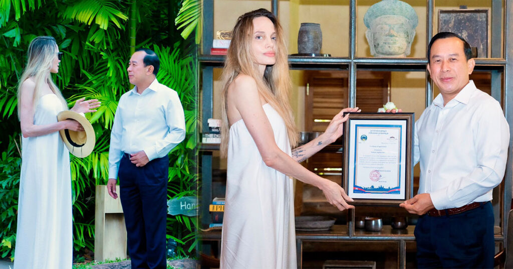 លោកស្រី Angelina Jolie ប្តេជ្ញាចូលរួមផ្សព្វផ្សាយសក្តានុពលទេសចរណ៍ដ៏អស្ចារ្យរបស់កម្ពុជា ទៅកាន់ពិភពលោក ស្របតាមទិសស្លោក ម្នាក់ៗជាអ្នកផ្សព្វផ្សាយទេសចរណ៍កម្ពុជាម្នាក់