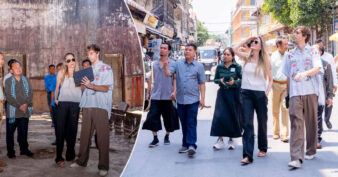 តារាហូលីវូដ Angelina Jolie អញ្ជើញពិនិត្យអគារមហោស្រពប្រាសាទមាស និងរោងភាពយន្តបាត់ដំបង ក្នុងក្រុងបាត់ដំបង