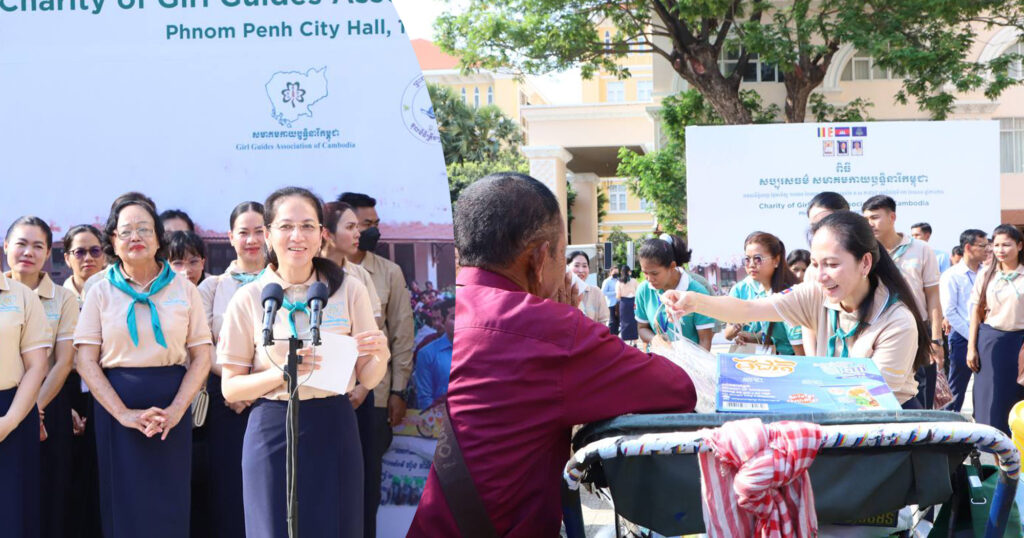 លោកជំទាវបណ្ឌិត ពេជ ចន្ទមុន្នី ផ្តល់អំណោយមនុស្សធម៌ដល់លោកតា លោកអុំ លោកពូធាក់ស៊ីក្លូចំនួន ៣៨៣នាក់ក្នុងឱកាសបុណ្យចូលឆ្នាំថ្មី