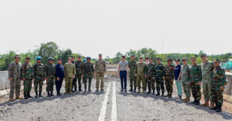 ក្រុមអនុព័ន្ធយោធាបរទេស (MACPP) ប្រចាំព្រះរាជាណាចក្រកម្ពុជា ចុះសង្កេតការណ៍ និងផ្ទៀងផ្ទាត់អំពីស្ថានភាពនៅស្ពានស្ទឹងមេទឹក ខេត្តពោធិ៍សាត់