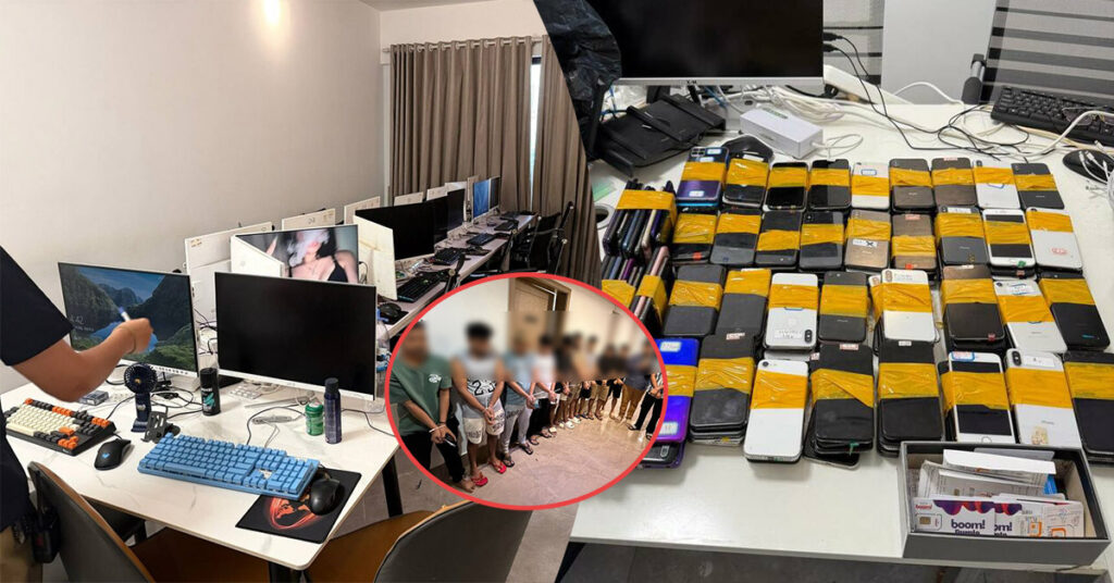 កម្លាំងចម្រុះរាជធានីភ្នំពេញឃាត់ខ្លួនជនបរទេសជាង ២០០នាក់ នៅខណ្ឌសែនសុខពាក់ព័ន្ធករណីOnline scam