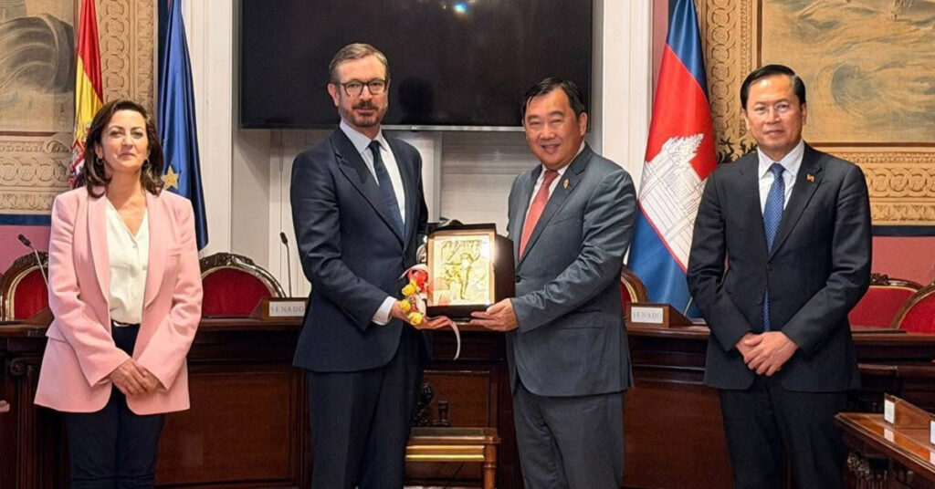 កម្ពុជា និងអេស្ប៉ាញ ជម្រុញការផ្លាស់ប្តូរបទពិសោធន៍លើការងារនីតិកម្ម ការអនុវត្តច្បាប់ និងគាំទ្រគ្នាទៅវិញទៅមកក្នុងវេទិកាអន្តរជាតិ (AIPA, អន្តរសភាអឺរ៉ុប និង ISC)