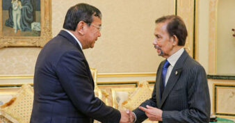 ព្រះចៅស៊ុលតង់ សម្តែងនូវព្រះទ័យរីករាយចំពោះទំនាក់ទំនងមិត្តភាពដ៏ជិតស្និទ្ធ និងកិច្ចសហប្រតិបត្តិការដ៏ល្អ រវាងព្រុយណេ