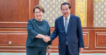 សម្តេចតេជោ ស្នើឱ្យឯកអគ្គរដ្ឋទូតសាធារណរដ្ឋតួកគី ជួយផ្សព្វផ្សាយពីកម្ពុជាដល់អ្នកវិនិយោគតួកគីដើម្បីមកវិនិយោគ និងមកទស្សនា