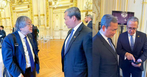 សម្តេចធិបតី នាយករដ្ឋមន្ត្រី ជួបពិភាក្សាក្រៅផ្លូវការជាមួយថ្នាក់ដឹកនាំប្រទេស និងស្ថាប័នមួយចំនួន នៅប្រទេសបារាំង