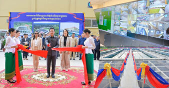 ប្រព័ន្ធផ្គត់ផ្គង់ទឹកស្អាតខេត្តបាត់ដំបងត្រូវបានសម្ពោធដាក់ឱ្យដំណើរការ ដោយបង្កើនសមត្ថភាពរដ្ឋាករទឹកបាត់ដំបងជាងពីរដង