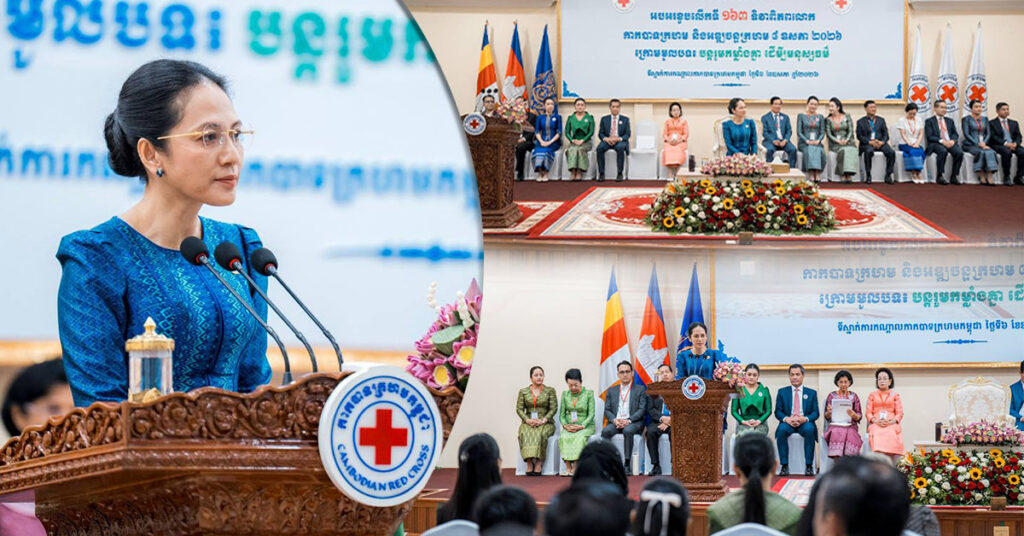 លោកជំទាវបណ្ឌិត ពេជ ចន្ទមុន្នី ហ៊ុនម៉ាណែត ៖ចុងឆ្នាំ២០២៥ និងដើមឆ្នាំ២០២៦ កាកបាទក្រហមកម្ពុជា បានជួយសង្គ្រោះ និងផ្តល់អំណោយជូលដល់ជាង ១០ម៉ឺន គ្រួសារ