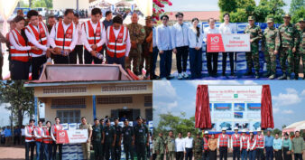 ខ្មែរ ប៊ែវើរីជីស បន្តកសាងបឋមសិក្សាដែលខូចខាតចំនួន ៣ ទីតាំងបន្ថែមទៀត ដើម្បីសម្រួលដល់ការសិក្សារបស់កុមារនៅតំបន់ព្រំដែន