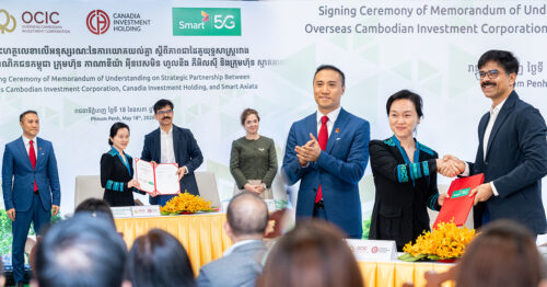 ក្រុមហ៊ុន Smart Axiata និង Canadia Group ចាប់ដៃសហការ ជំរុញបរិវត្តកម្មឌីជីថលសម្រាប់ អតិថិជន សហគ្រាស និងធុរកិច្ចនៅកម្ពុជា