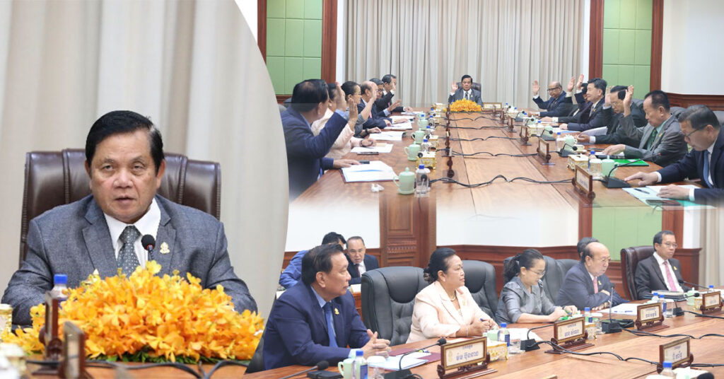ព្រឹទ្ធសភា សម្រេចប្រគល់ភារកិច្ចជូនគណៈកម្មការទី៩របស់ខ្លួន ពិនិត្យសិក្សាលើសេចក្តីព្រាងច្បាប់ស្តីពី វិសោធនកម្មច្បាប់ស្តីពីផ្លូវថ្នល់