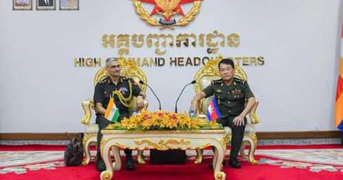 កម្ពុជា-ឥណ្ឌា បង្កើនកិច្ចសហប្រតិបត្តិការយោធា! ឥណ្ឌាត្រៀមជួយពង្រឹងសមត្ថភាពកងទ័ពកម្ពុជា និងគាំទ្របច្ចេកវិទ្យាការពារជាតិ