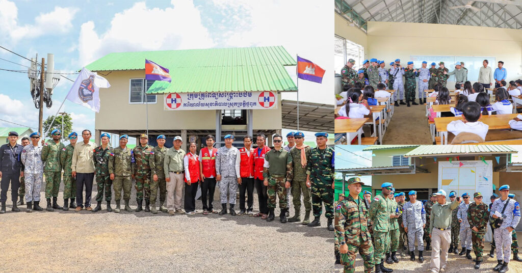 ក្រុមអ្នកសង្កេតការណ៍អាស៊ាន ចុះសង្កេតការណ៍ ផ្ទៀងផ្ទាត់ និងចុះសួរសុខទុក្ខដល់ជនភៀសសឹក នៅភូមិរង់ចាំ