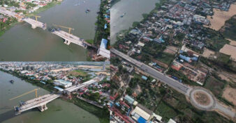 គម្រោងស្ថាបនាស្ពានឆ្លងទន្លេបាសាក់ (ចាក់អង្រែក្រោម-ព្រែកប្រា) សម្រេចបាន ៧៣ % ហើយ គិតត្រឹមដំណាច់ខែឧសភា ឆ្នាំ២០២៦ នេះ